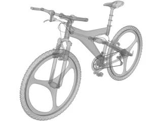 Bike Mountain 3D Model preview