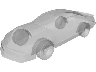 Ford Thunderbird Stock Car (1987) 3D Model preview