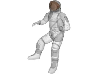 Astronaut 3D Model preview
