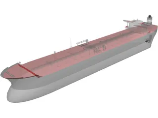 Oil Tanker 3D Model preview
