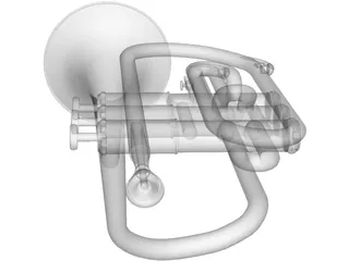 Cornet 3D Model preview