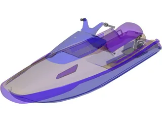 Personal Watercraft 3D Model preview