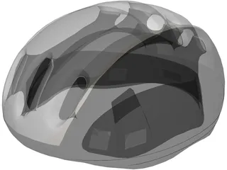 Helmet Bike 3D Model preview