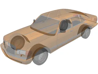 Mercedes-Benz SEL (1990) 3D Model preview