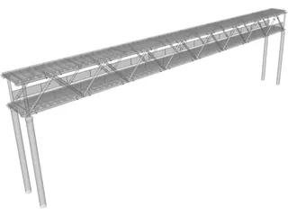 Footbridge 3D Model preview