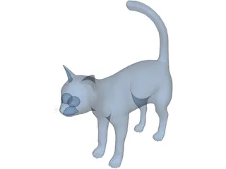 Cat 3D Model preview