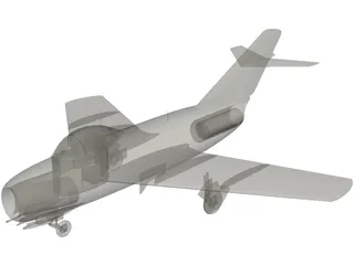 MiG-15 3D Model preview