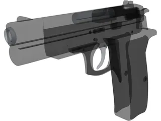 Pistol 3D Model preview