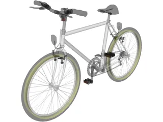 Bicycle 3D Model preview