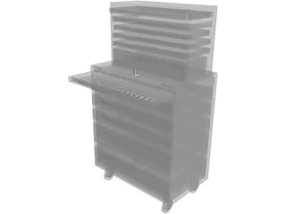 Tool Chest 3D Model preview