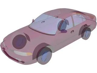 Mitsubishi Galant 3D Model preview