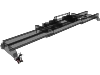 Container Loader 3D Model preview
