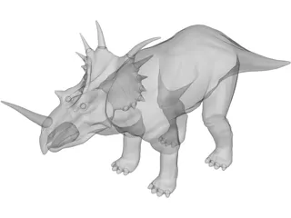Styracosaurus 3D Model preview