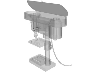 Drill Press 3D Model preview