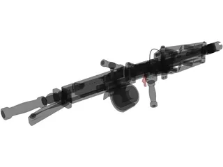 M57 Smart Gun 3D Model preview
