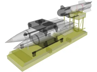 Missile 3D Model preview
