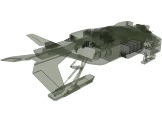 UD 1L Drop Ship 3D Model preview