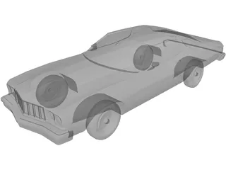 Ford Torino (1976) 3D Model preview