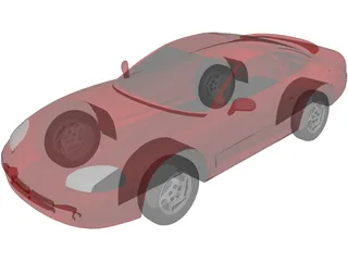 Mitsubishi Eclipse [Eagle Talon, Dodge Stealth] (1994) 3D Model preview