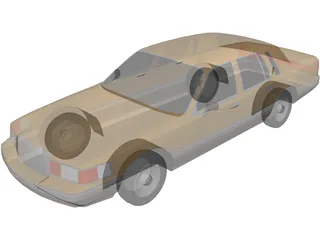 Lincoln Towncar 3D Model preview