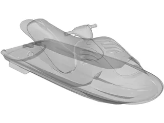 Jet Ski 3D Model preview