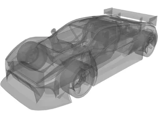 Saleen S5S Raptor LM Concept (2010) 3D Model preview