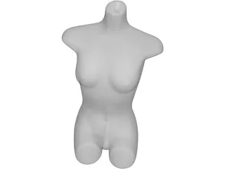 Mannequin Female 3D Model preview