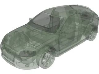 Audi A3 3D Model preview