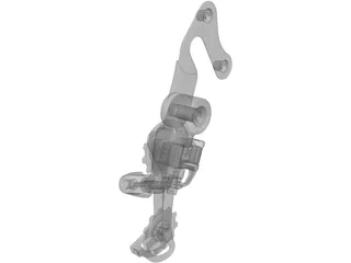 Derailleur Rear 3D Model preview