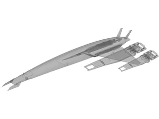 SR-2 Normandy 3D Model preview