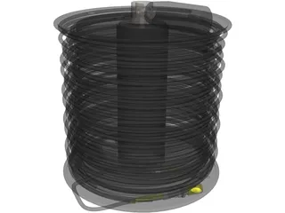 Fiber Optic Cable 3D Model preview