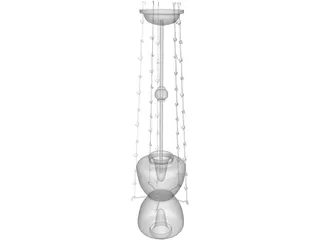 Turkish Hanging Lamp 3D Model preview