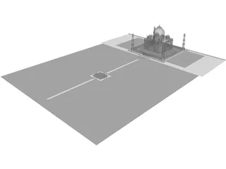 Taj Mahal 3D Model preview