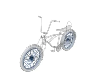 Lowrider Bicycle 3D Model preview
