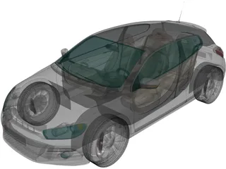 Volkswagen Scirocco 3D Model preview
