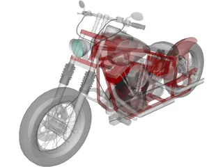 Chopper 3D Model preview