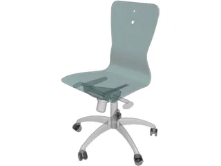 Office Chair 3D Model preview