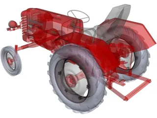 Tractor D326 Mc Cormic 3D Model preview
