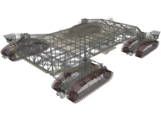 NASA Crawler Transporter 3D Model preview