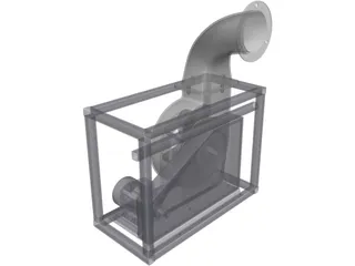 Blower 3D Model preview