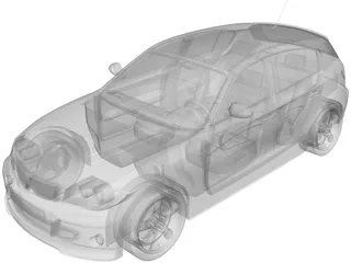 BMW 120i 3D Model preview