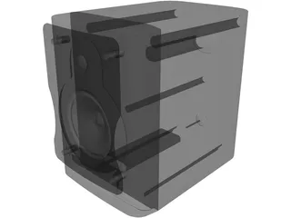Speaker 3D Model preview
