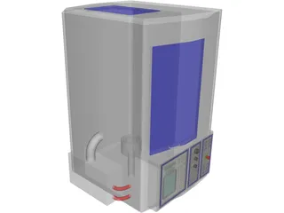 Torno CNC 3D Model preview