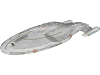Star Trek Voyager 3D Model preview