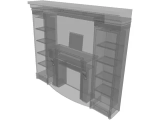 Fireplace 3D Model preview