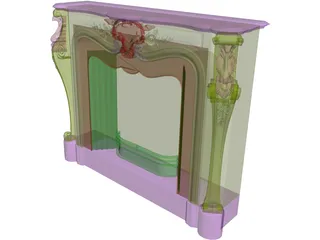 Fireplace 3D Model preview