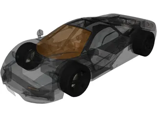 McLaren F1 3D Model preview