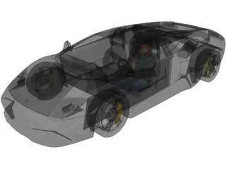 Lamborghini Murcielago LP640 3D Model preview