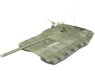 ZTZ-99 Chinese MBT 3D Model preview