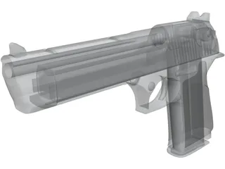 Desert Eagle 3D Model preview